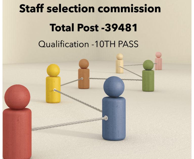 Staff Selection Commission Bharti :-39481 पदो के लिए स्टाफ सिलेक्शन कमीशन के माध्यम से भर्ती,APPLY  NOW!